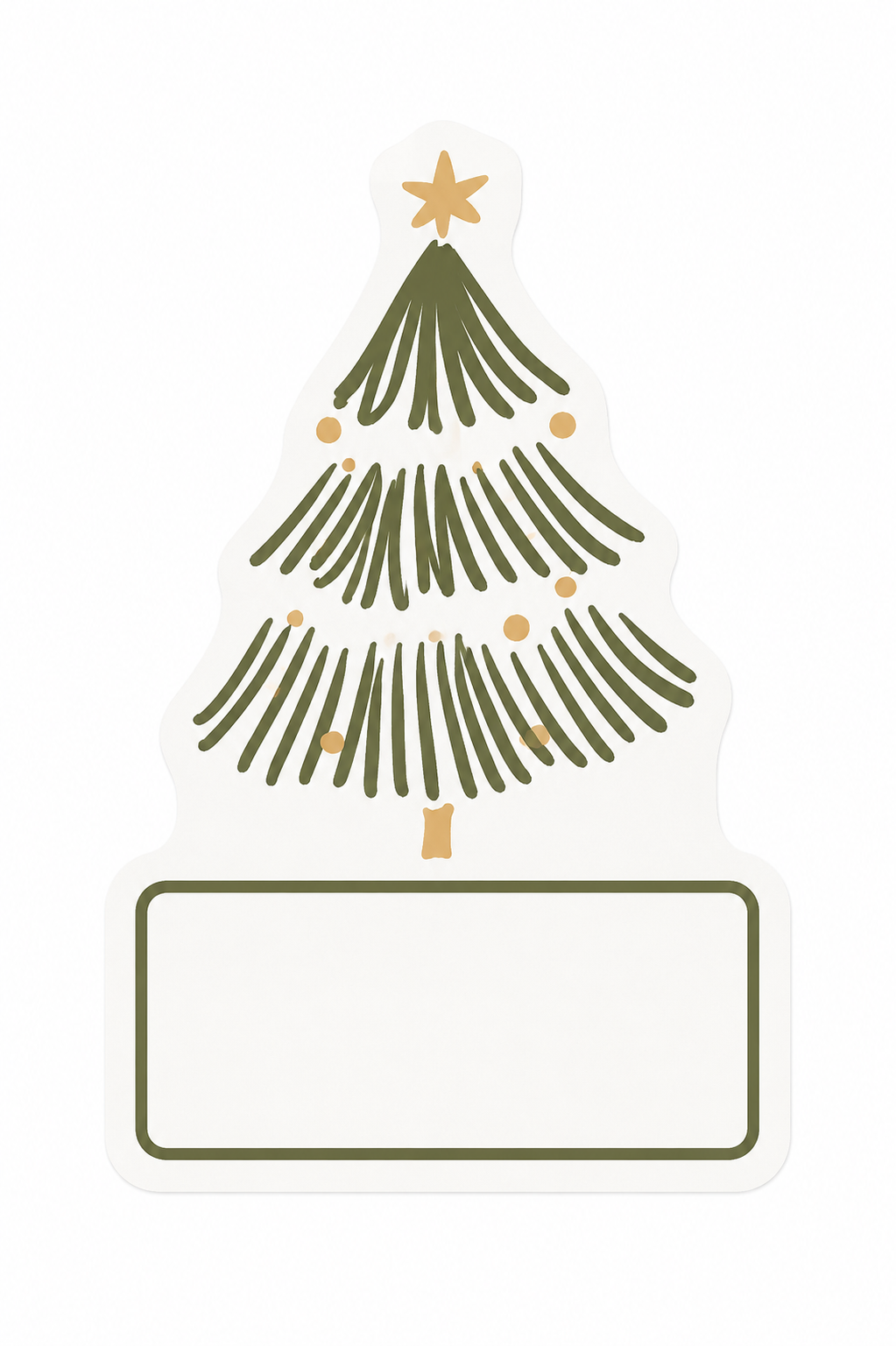 Pine Tree Placecard 8 Pack