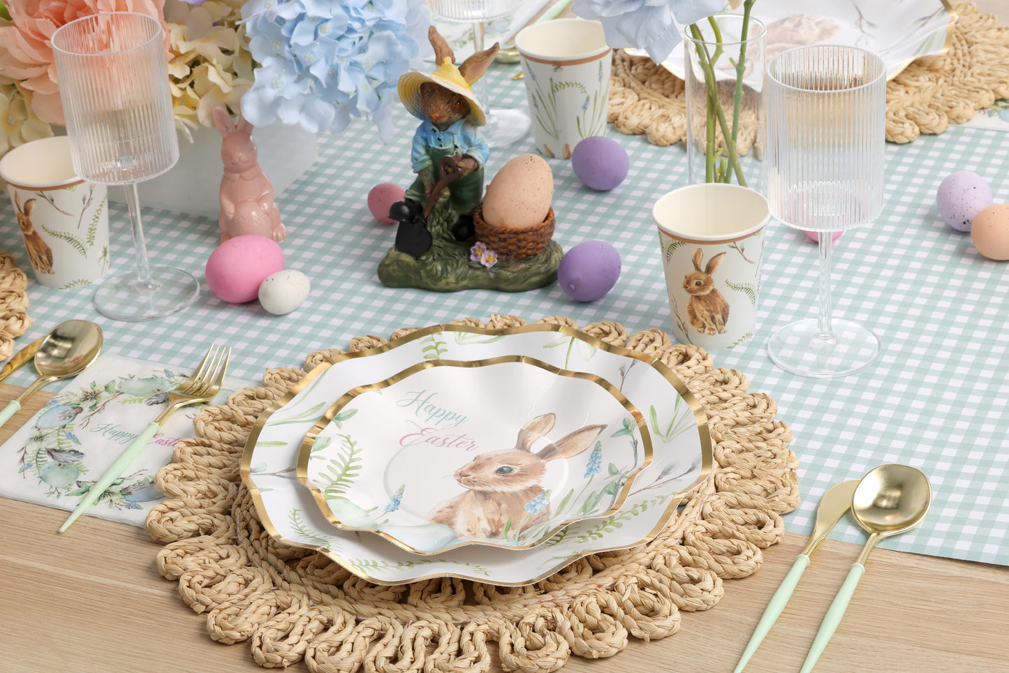 Easter Wishes Dinner Plate x8