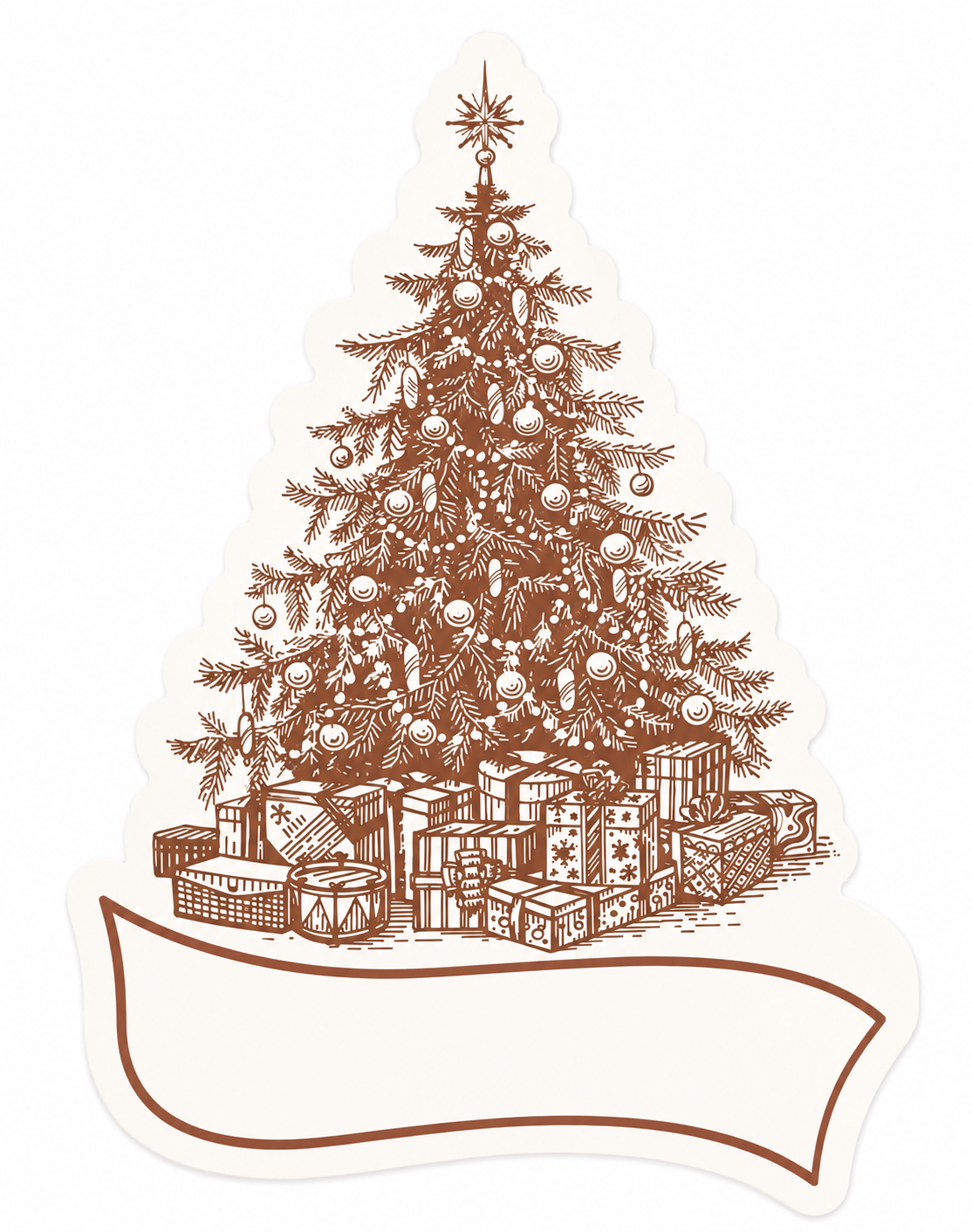 Christmas Tree Placecard 8 Pack