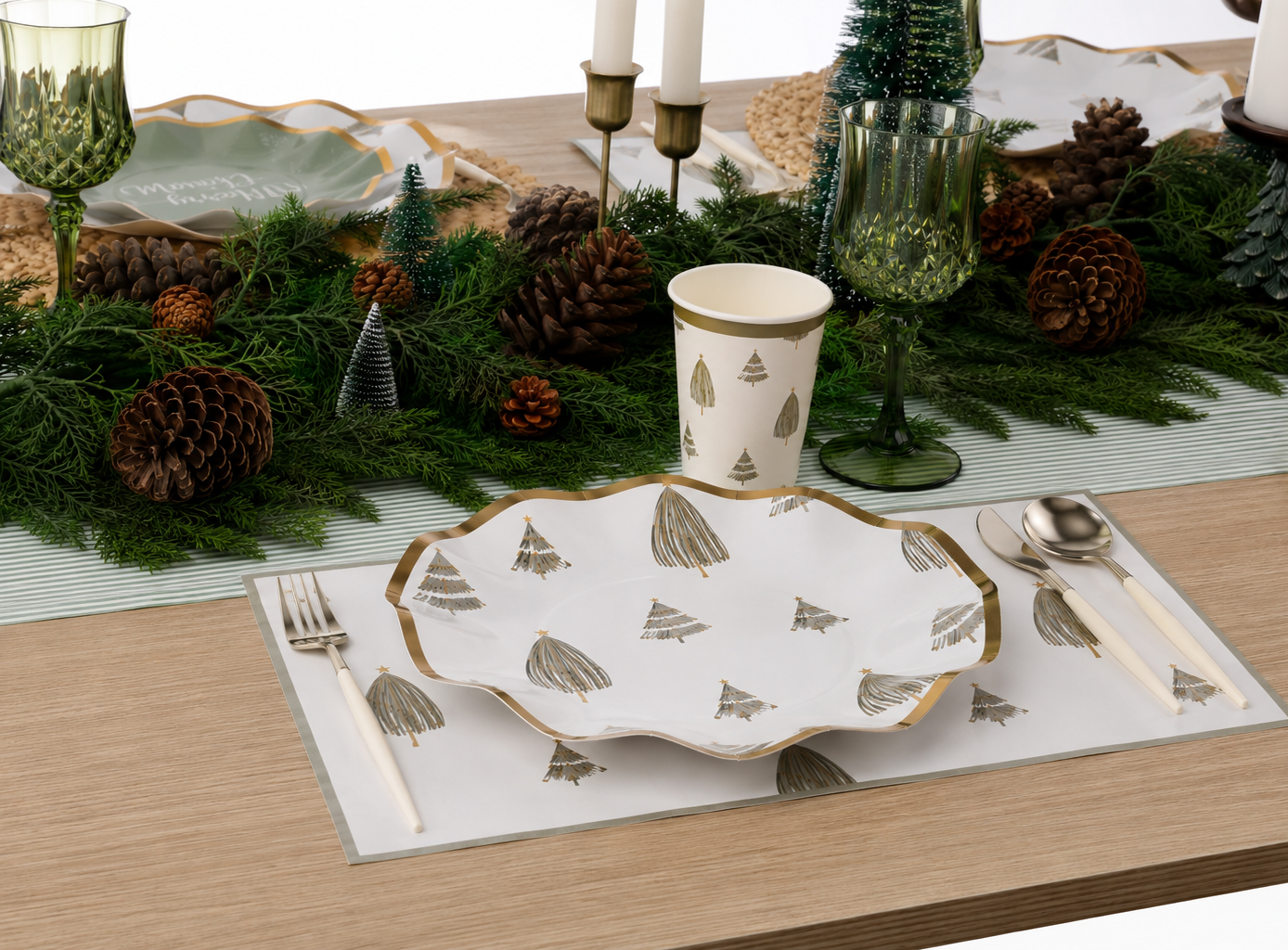 Pine Grove Paper Placemat 24 Pack