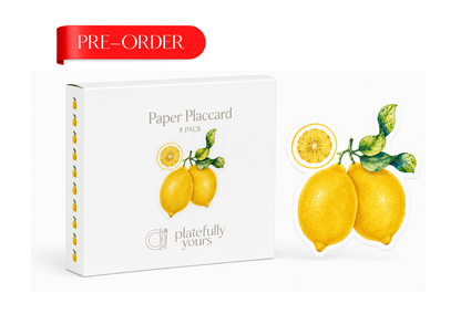 Lemon Placecard 8 Pack