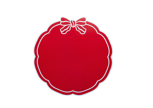 Timeless Bow Paper Placemat 24 Pack
