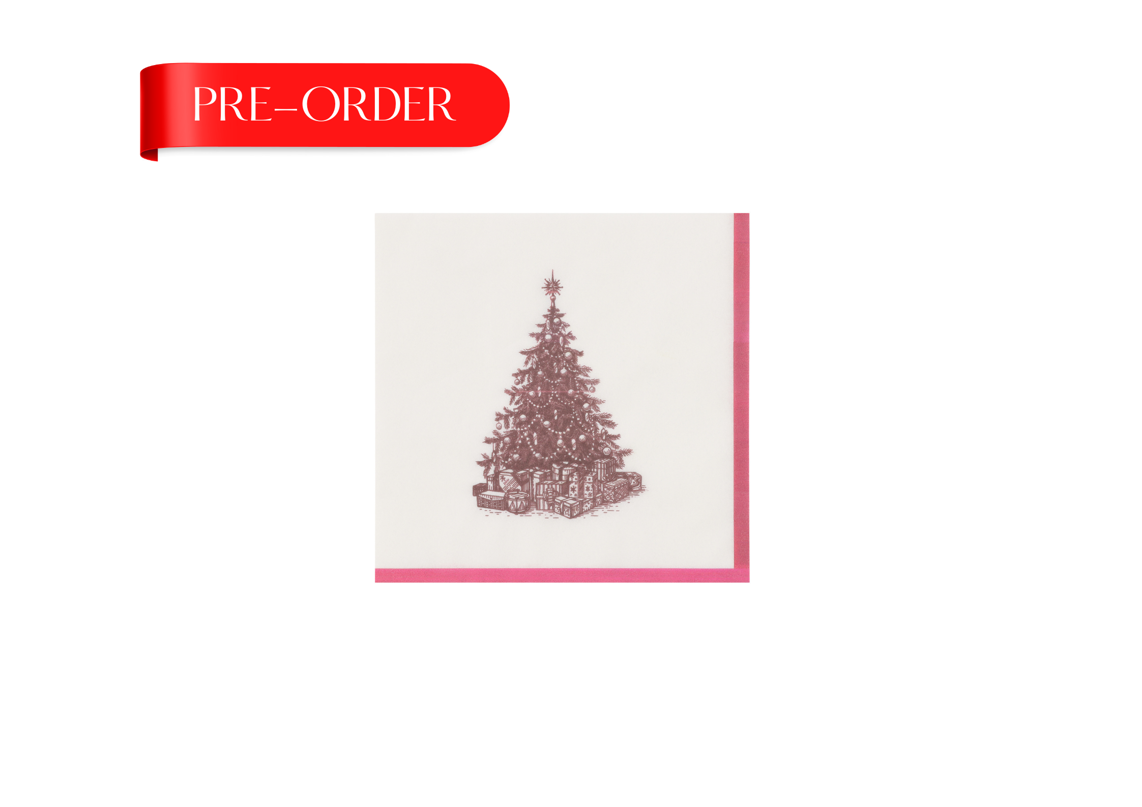 Crimson Pine Napkin x16