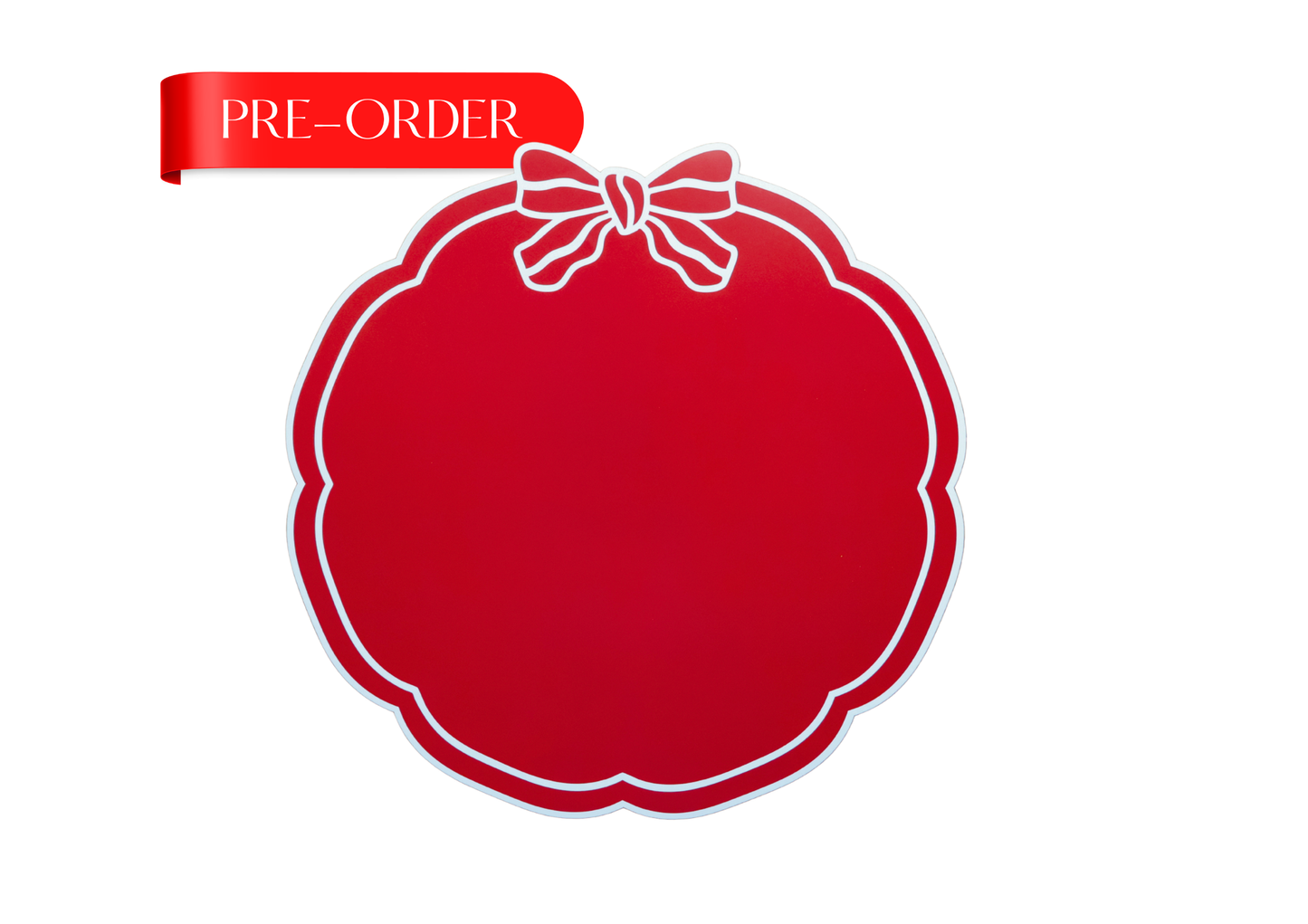 Timeless Bow Paper Placemat 24 Pack