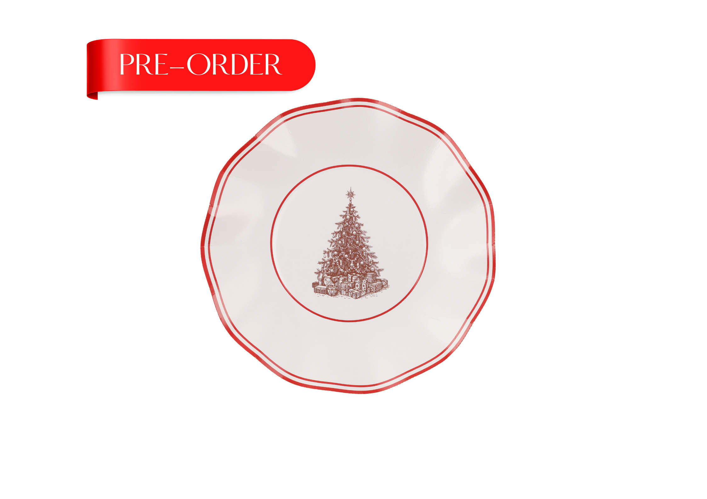 Crimson Pine Side Plate x8