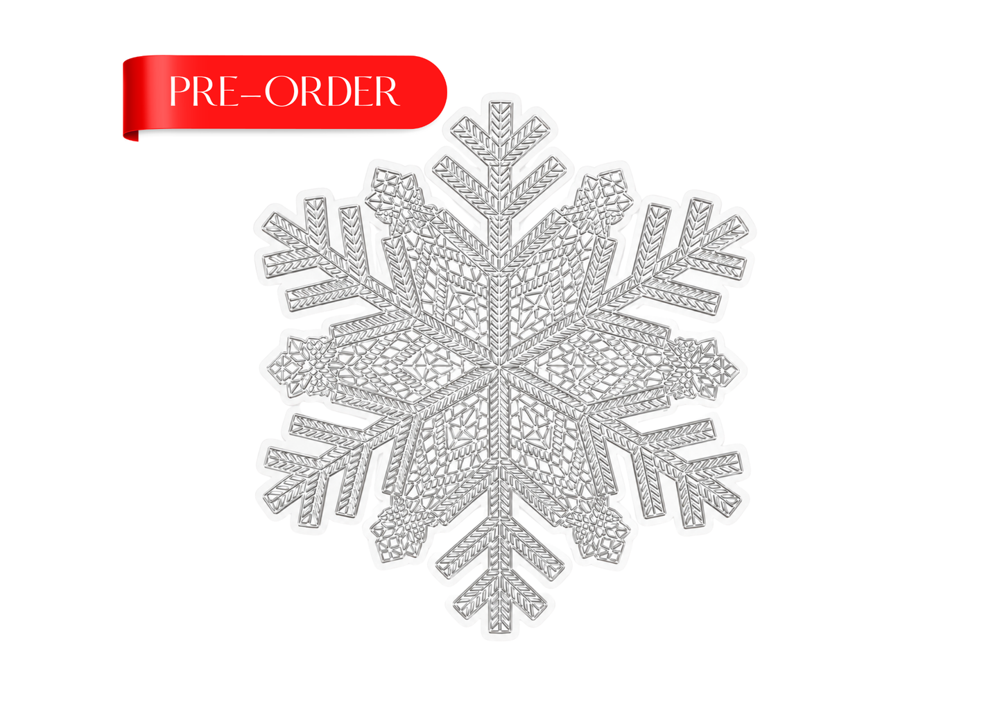 Snowflake Paper Placemat 24 Pack