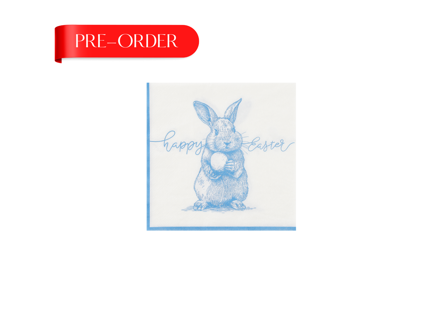 Bluebell Bunny Napkin x16