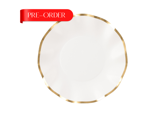 Classic White Dinner Plate x8