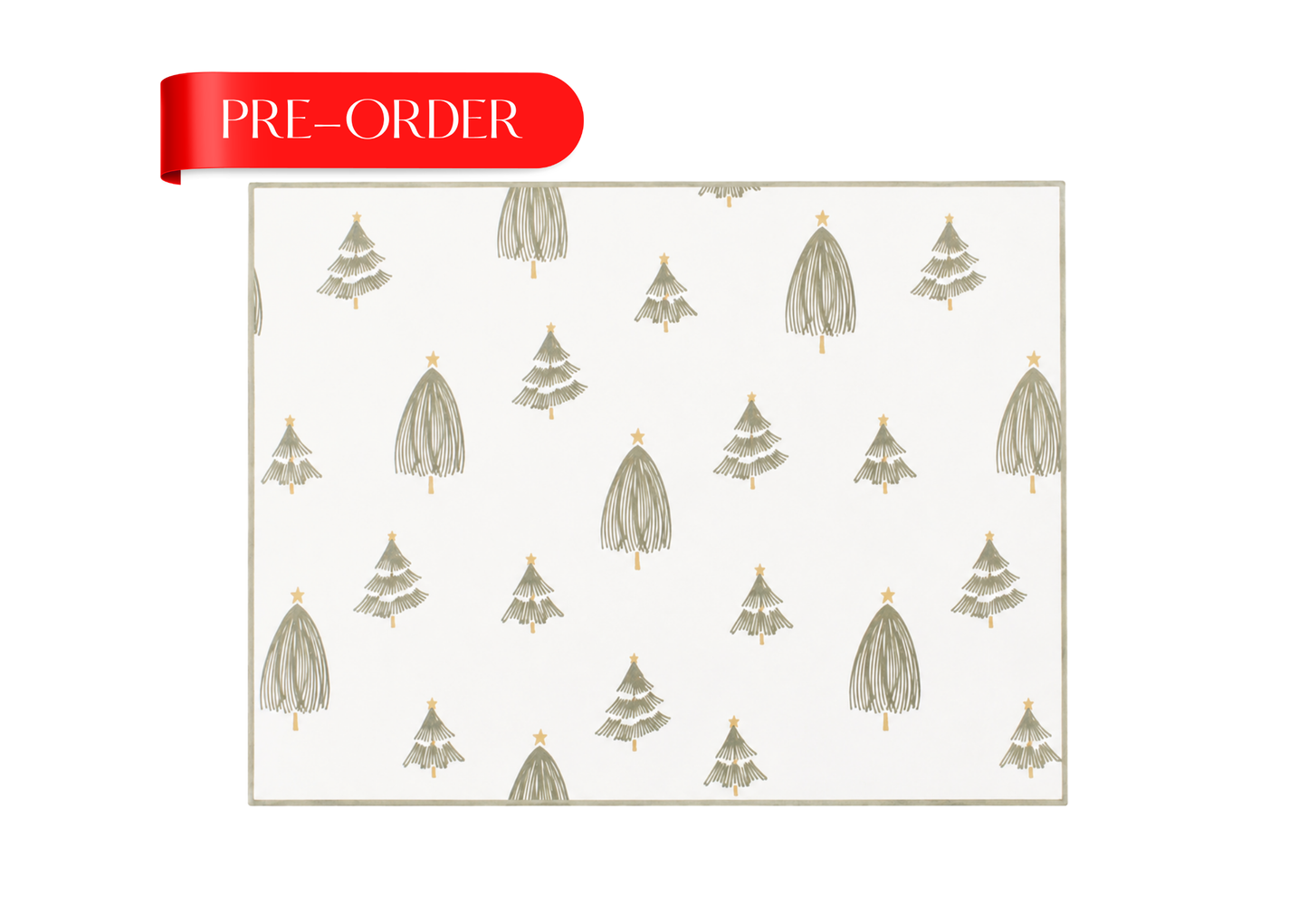 Pine Grove Paper Placemat 24 Pack