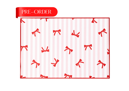 Bow Belle Paper Placemat 24 Pack