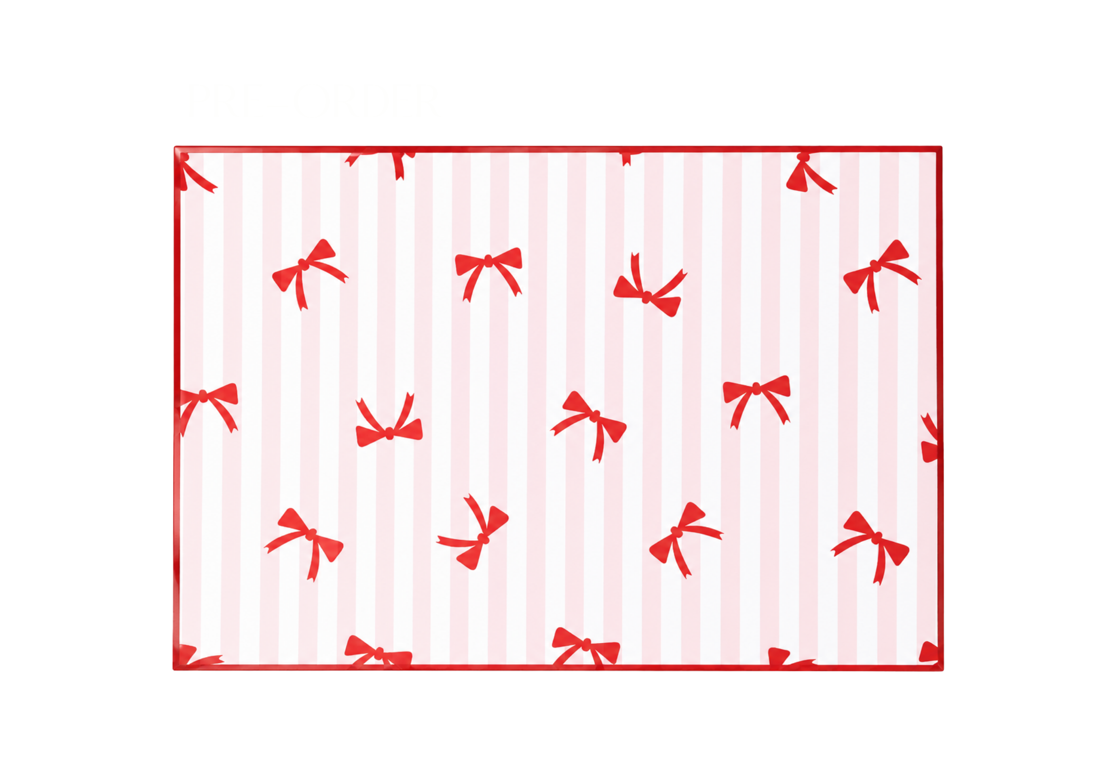 Bow Belle Paper Placemat 24 Pack