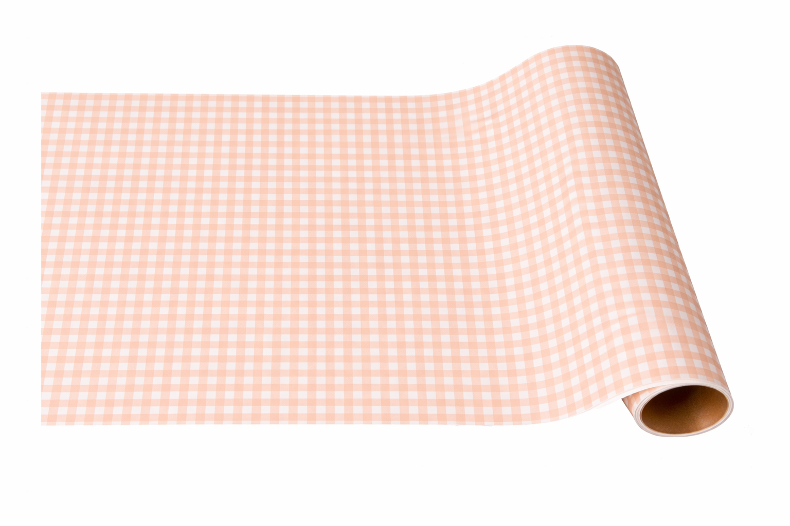 Beige Gingham Runner
