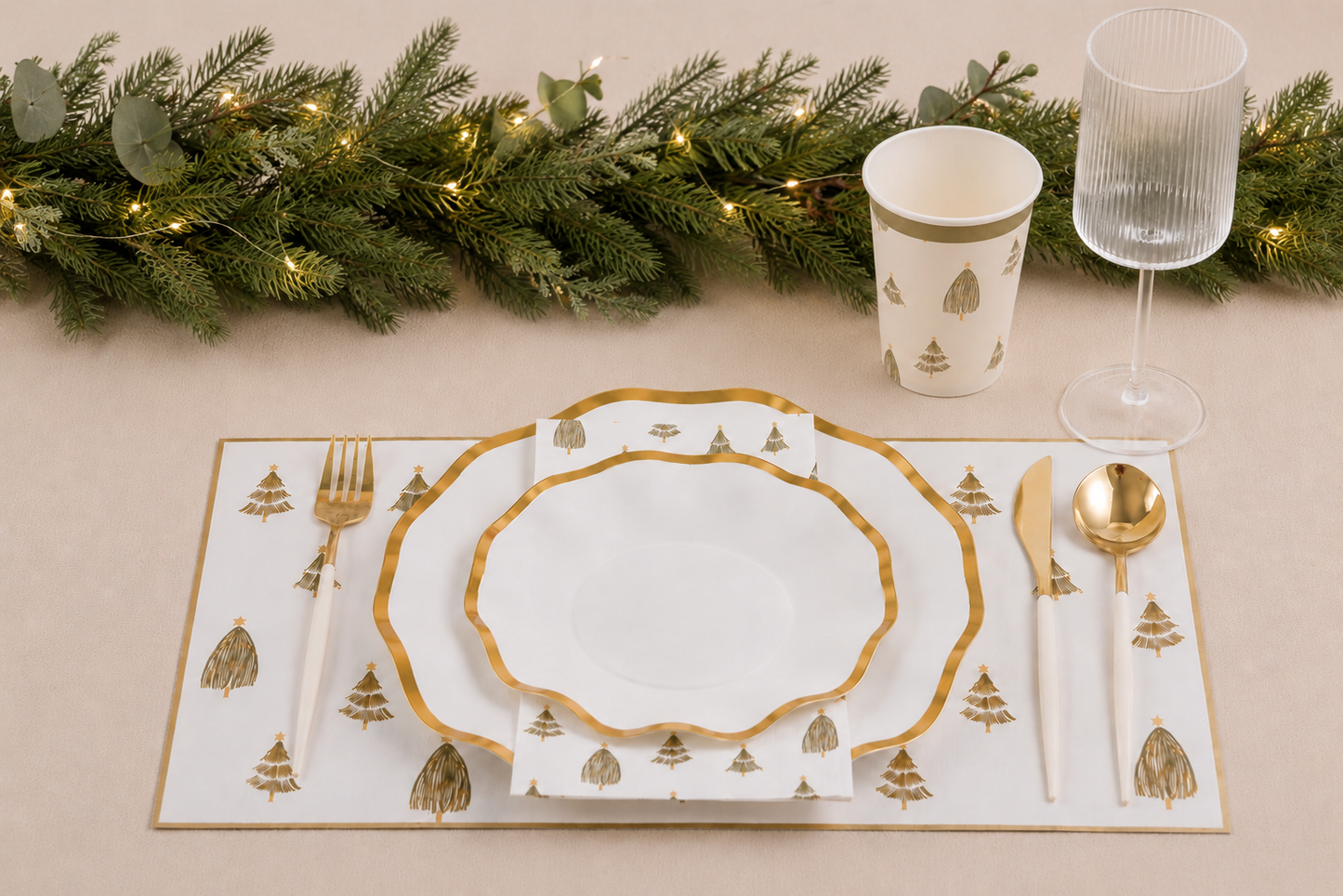 Pine Grove Paper Placemat 24 Pack