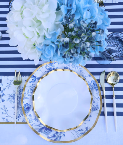 Navy Stripe Runner