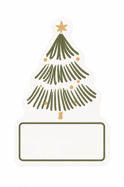 Pine Tree Placecard 8 Pack