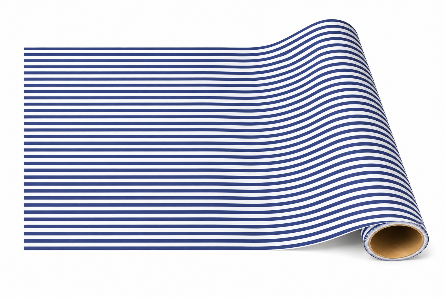 Navy Pinstripe Runner
