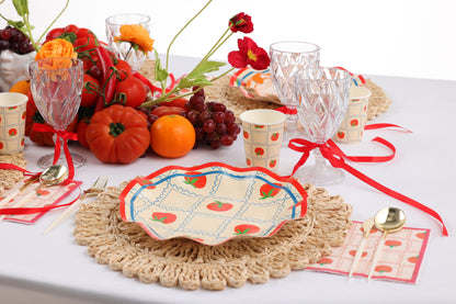 Citrus & Sauce Dinner Plate x8