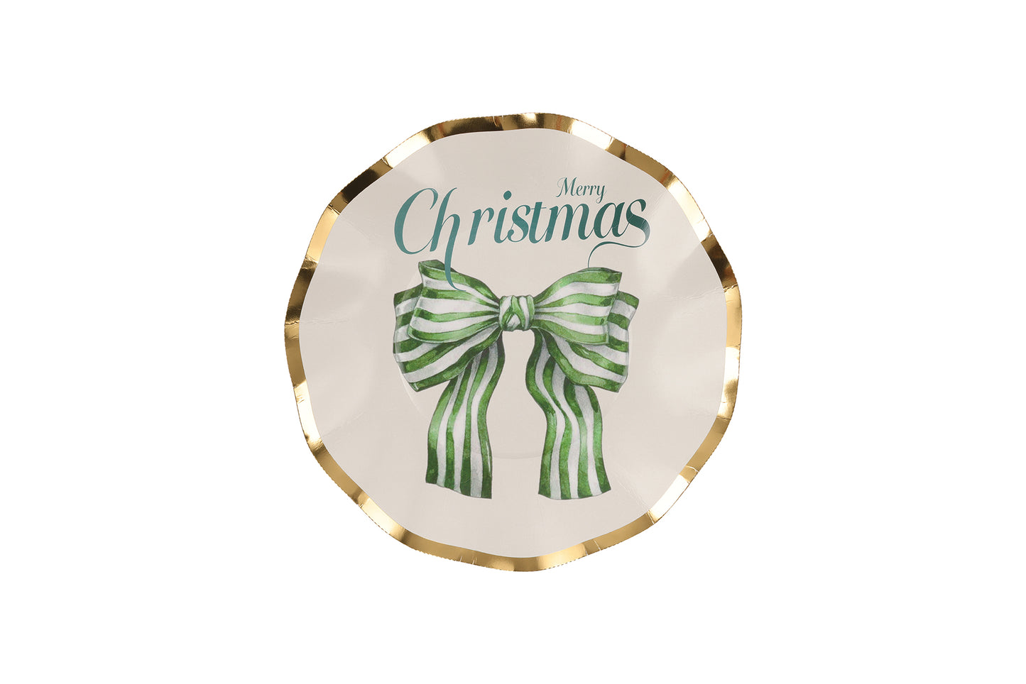 Under the Mistle Bow Side Plate x8