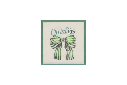 Under the Mistle Bow Napkin x16
