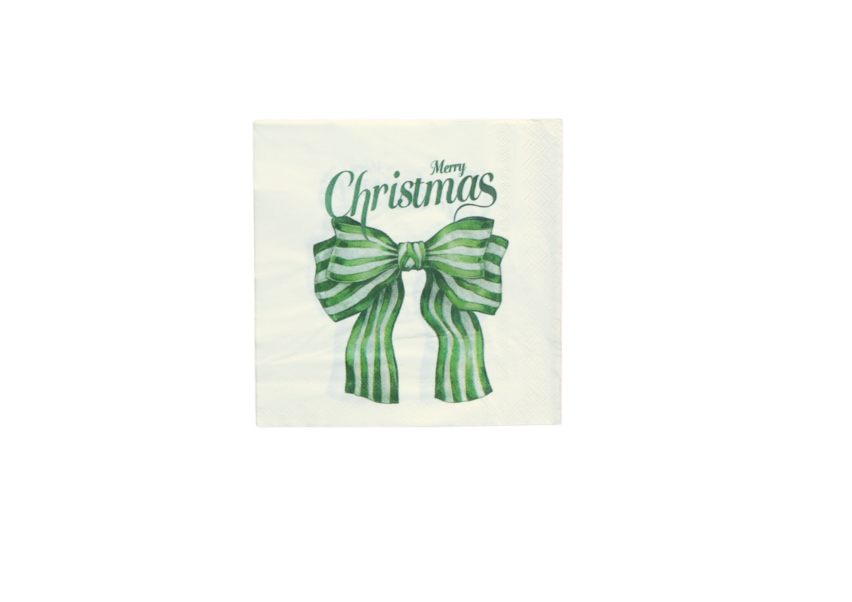 Under the Mistle Bow Napkin x16