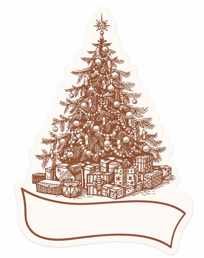 Christmas Tree Placecard 8 Pack