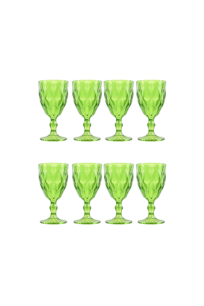 Green Goblets | 8 Pack