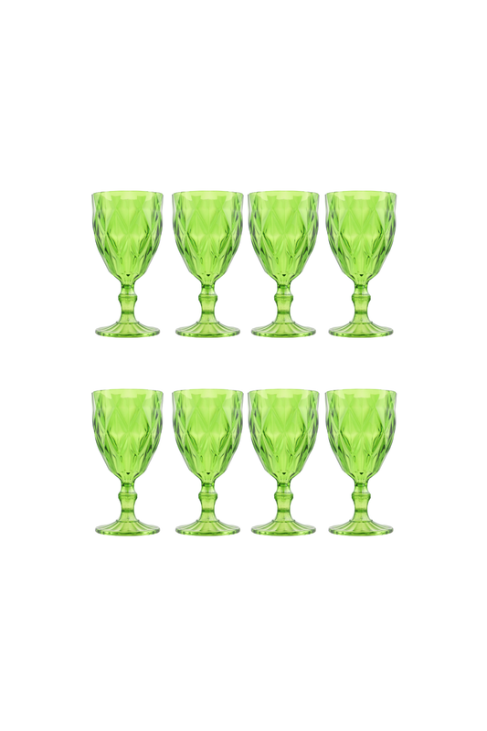 Green Goblets | 8 Pack